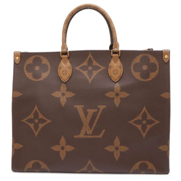 9752276 01 Louis Vuitton On The Go GM Monogram Reverse Tote Bag