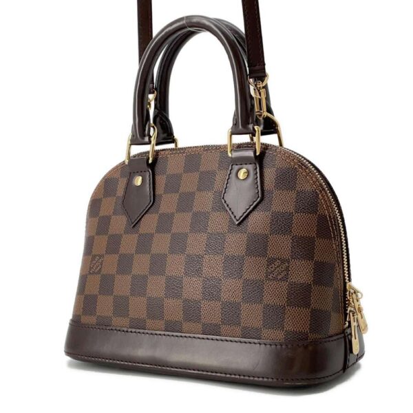 9752306 02 Louis Vuitton Damier Ebene Alma BB 2way Shoulder Bag