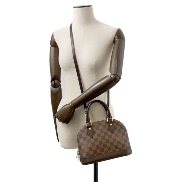 9752306 04 Louis Vuitton Damier Ebene Alma BB 2way Shoulder Bag