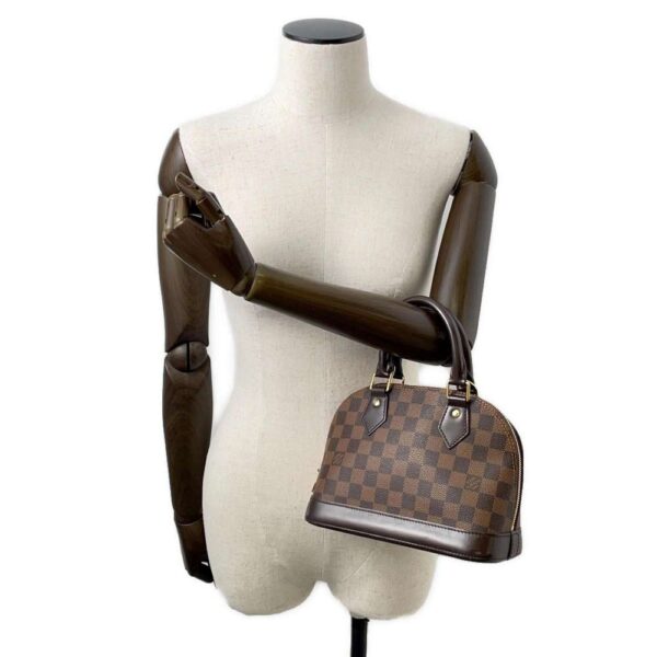 9752306 05 Louis Vuitton Damier Ebene Alma BB 2way Shoulder Bag