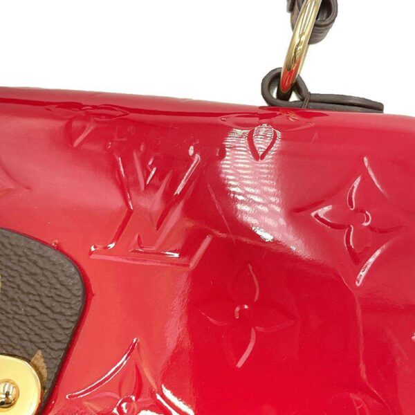 9752337 07 Louis Vuitton Spring Street PM Monogram Vernis Handbag Red