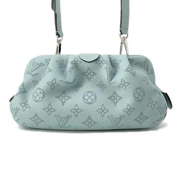 9752344 01 Louis Vuitton Monogram Mahina Scala Mini Shoulder Bag Blue