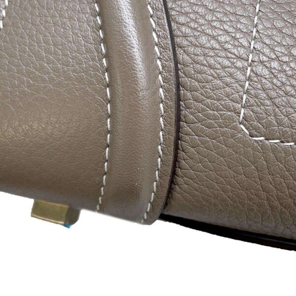 9753143 07 Celine Luggage Micro Shopper Leather Handbag