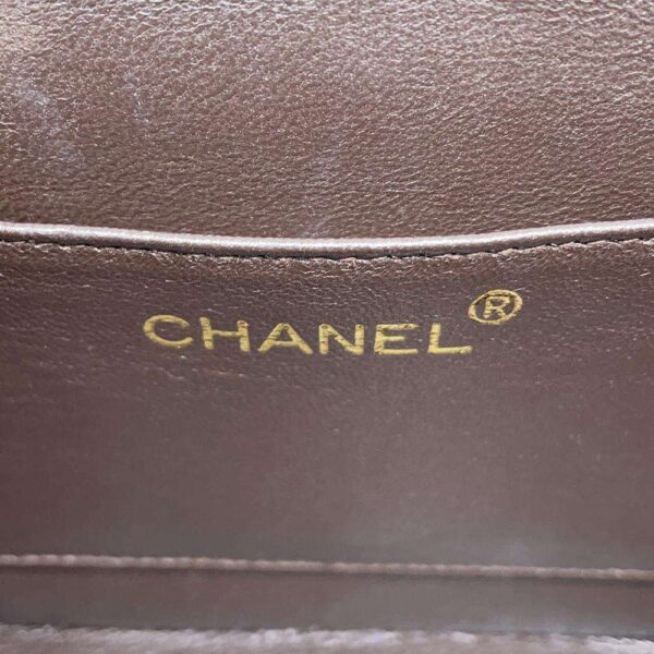 9753440 16 Chanel Vanity Matelasse Coco Mark Chain Suede Handbag