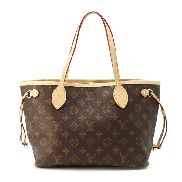 9754584 01 Louis Vuitton Neverfull PM Monogram Tote Bag with Pouch