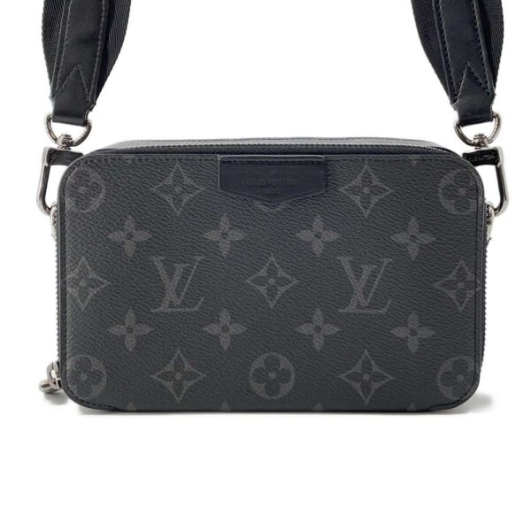 9761520 01 Louis Vuitton Alpha Wearable Wallet Monogram Eclipse Shoulder Bag Black