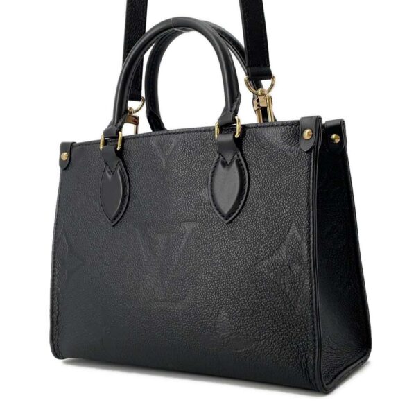 9762206 02 Louis Vuitton On the Go PM Empreinte Tote Bag 2way Black