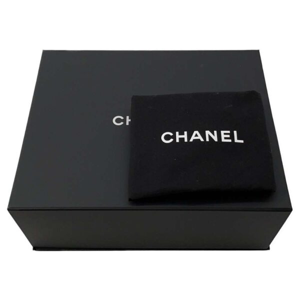 9763968 12 Chanel Mini Shopping Matelasse Calfskin Shoulder Bag Black