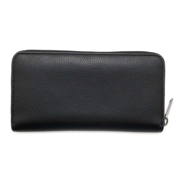 9768253 03 Christian Dior CD Icon Calfskin Long Wallet Black