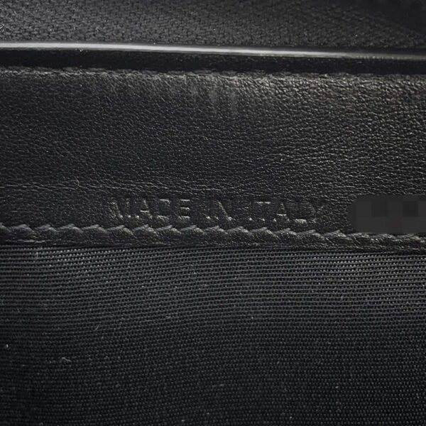 9768253 15 Christian Dior CD Icon Calfskin Long Wallet Black