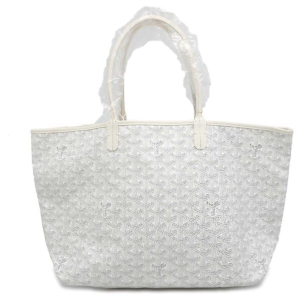 9768956 01 Goyard Tote Bag Saint Louis PM White