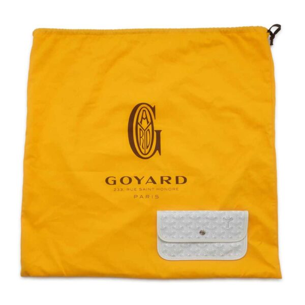 9768956 08 Goyard Tote Bag Saint Louis PM White