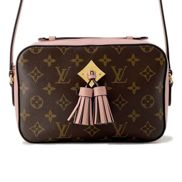 9769373 01 Louis Vuitton Saintonge Monogram Shoulder Bag Pink