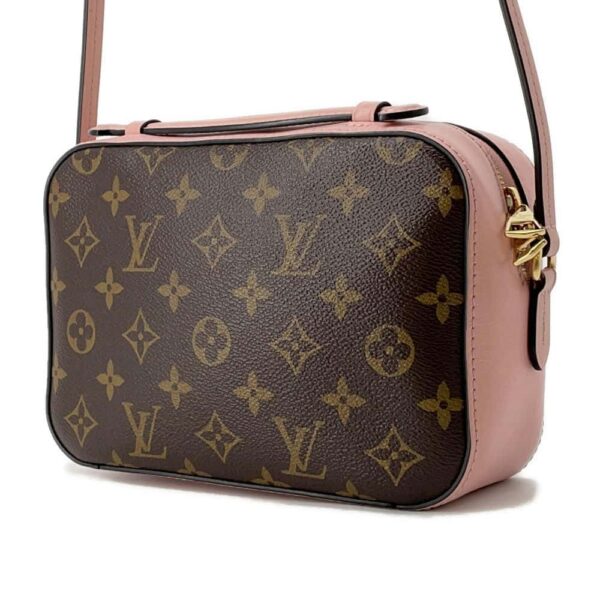 9769373 02 Louis Vuitton Saintonge Monogram Shoulder Bag Pink