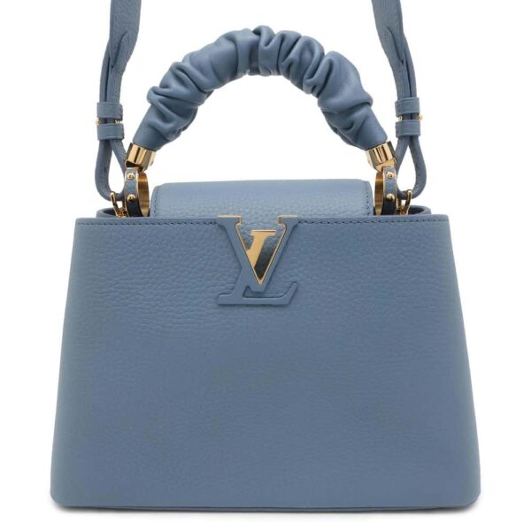 9771789 01 Louis Vuitton Taurillon Leather Capucines BB Scrunchie Shoulder Bag