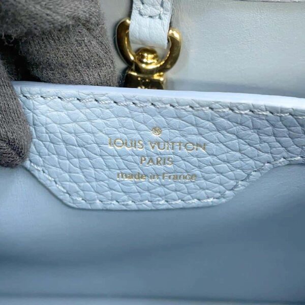 9771789 13 Louis Vuitton Taurillon Leather Capucines BB Scrunchie Shoulder Bag