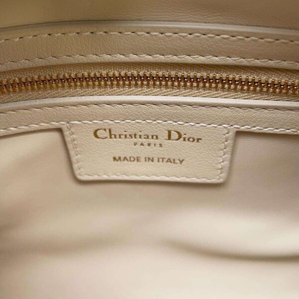 9780408 11 Christian Dior Groove 20 Macro Cannage Leather Handbag Small Black