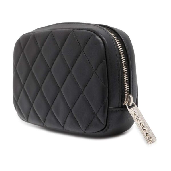 9782532 02 Chanel Cocomark Matelasse Pouch Caviar Case Black