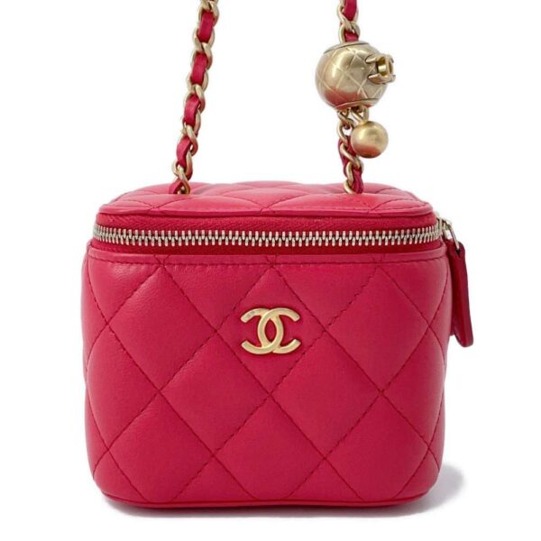 9782747 01 Chanel Small Vanity Matelasse Lambskin Bag