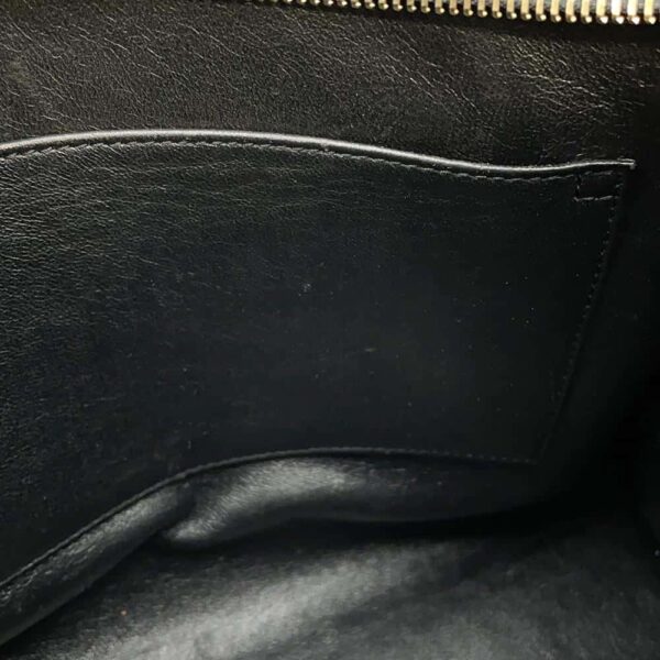 9783003 12 Saint Laurent Paris Handbag Cabas Leather Black