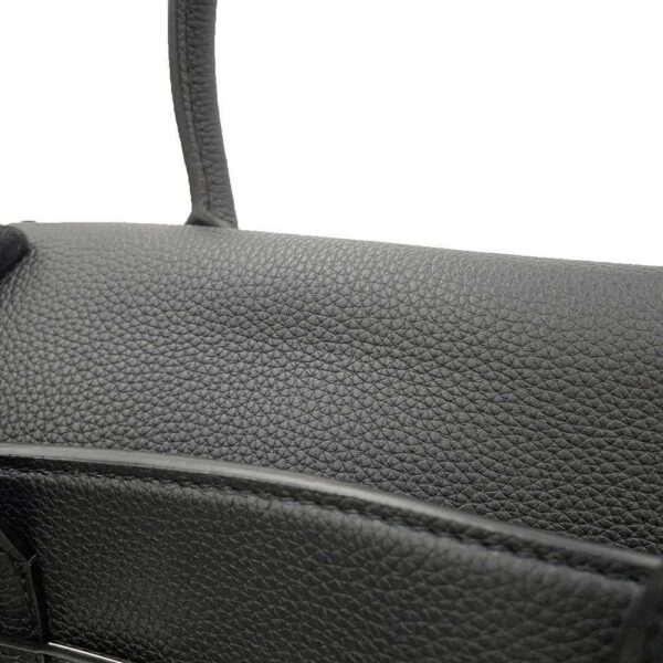 9784680 09 Louis Vuitton Georges Tote MM Calf Leather Tote Bag 2way Black