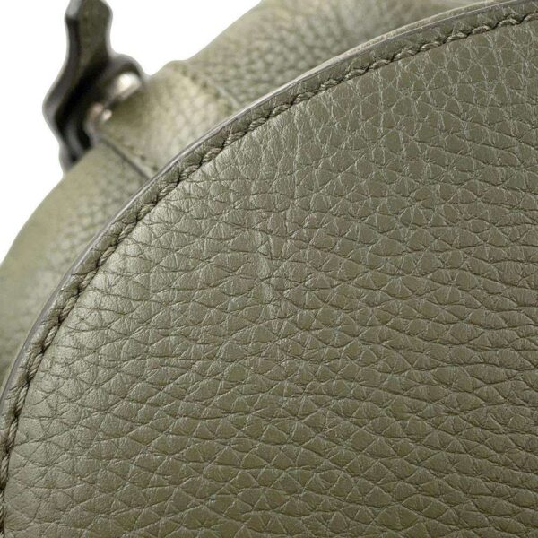 9786639 07 Gucci Jumbo GG Embossed Backpack Khaki