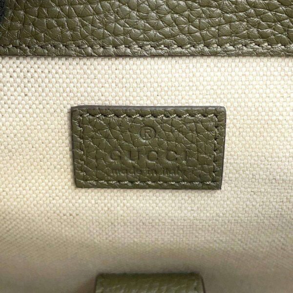 9786639 12 Gucci Jumbo GG Embossed Backpack Khaki