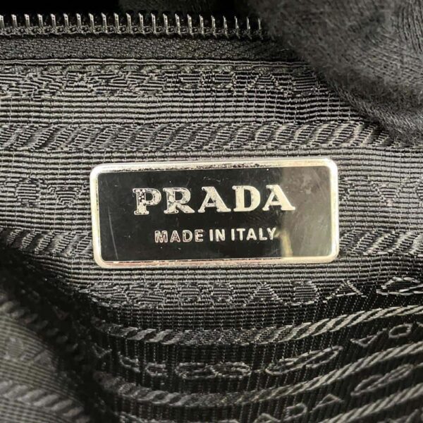 9789371 15 Prada Bag Nylon Leather Black