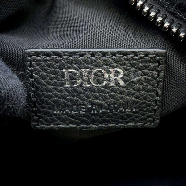 9791558 11 Christian Dior Oblique Roller Mini Messenger Bag Black Trotter