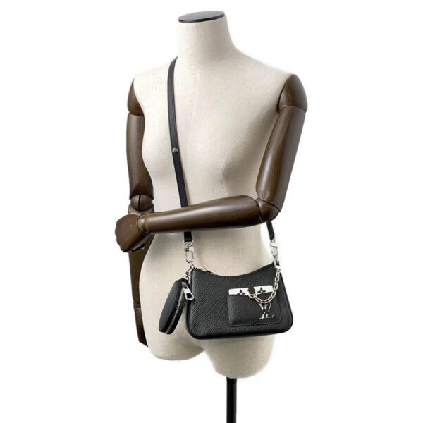 9792241 05 Louis Vuitton Epi Marerini 2way Shoulder Bag Black