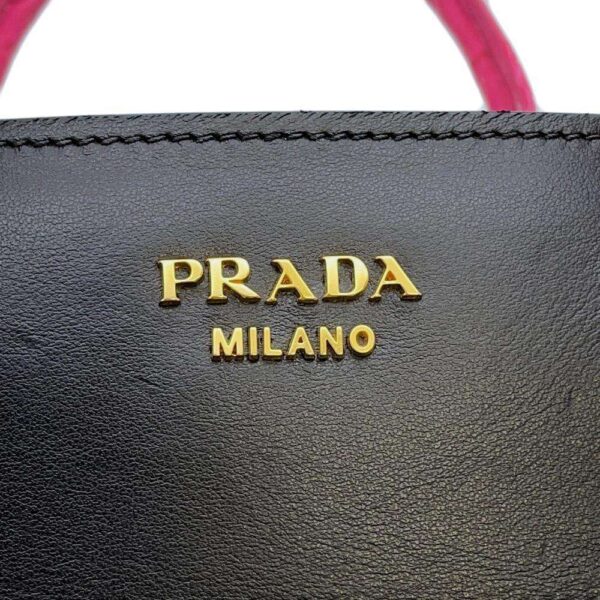 9792418 16 Prada Esplanade Leather Crocodile Shoulder Bag 2way