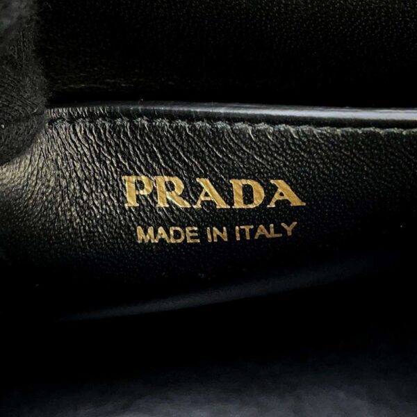 9792418 17 Prada Esplanade Leather Crocodile Shoulder Bag 2way