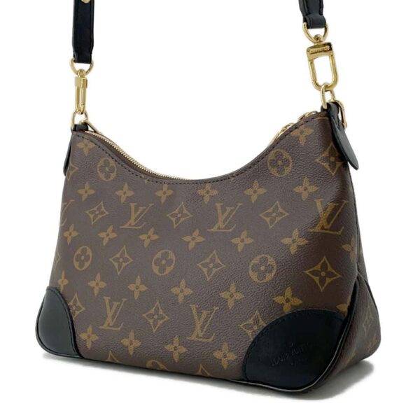 9798502 02 Louis Vuitton Monogram Boulogne NM Shoulder Bag Black