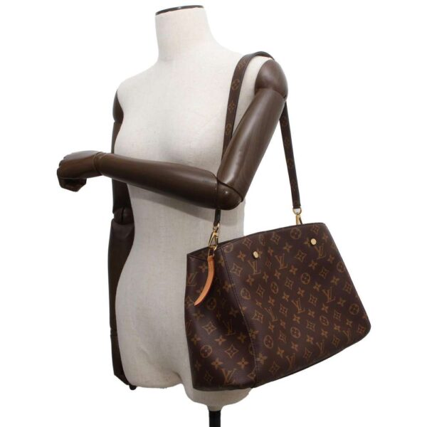 9799554 05 Louis Vuitton Monogram Montaigne MM 2way Shoulder Bag