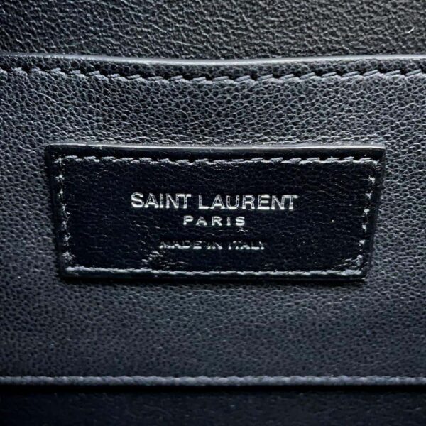 9799608 13 Saint Laurent Paris Shoulder Bag Solferino Leather Black