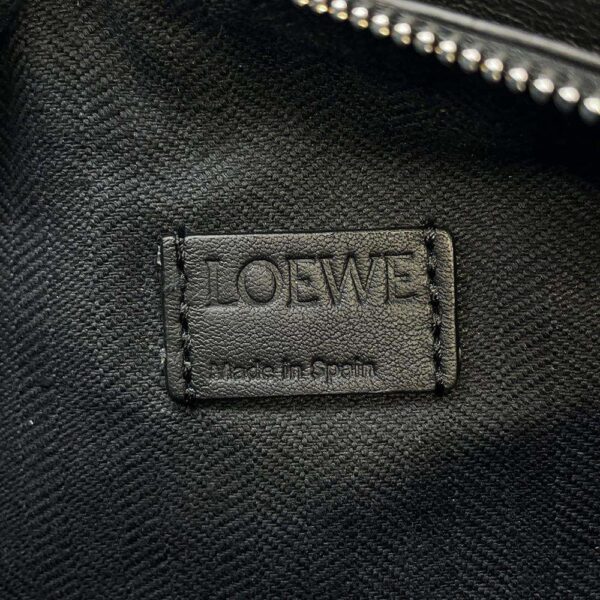 9799646 13 Loewe Puzzle Bum Bag Mini Leather Body Bag Black