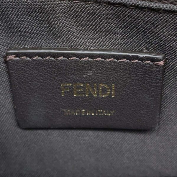 9801004 11 Fendi Visible Medium Leather Handbag