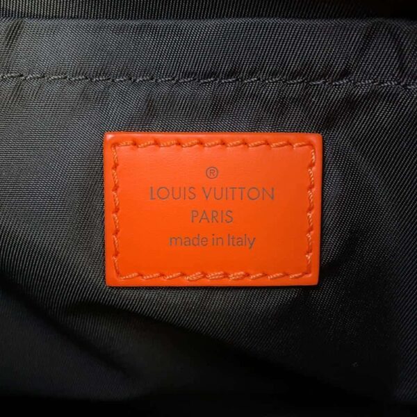 9801448 08 Louis Vuitton Damier Cobalt Gym Backpack Black