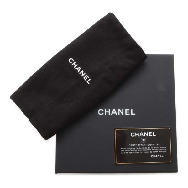 9801639 14 Chanel Matelasse Coco Mark Mini Vanity Lambskin Denim Chain Shoulder Bag Black