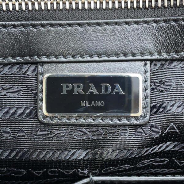 9803763 11 Prada Briefcase Saffiano Leather Business Bag