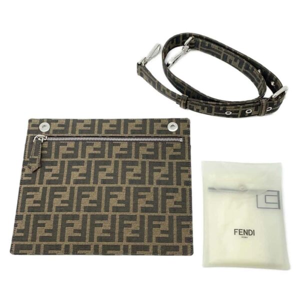 9803787 14 Fendi Peekaboo Isee You Canvas Handbag 2WAY