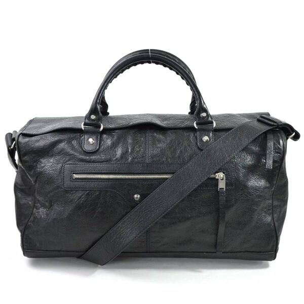 98046e Balenciaga SQUASH Leather 2Way Bag Black