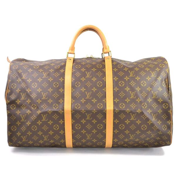 98048a Louis Vuitton Keepall 60 Bag Monogram Canvas Brown