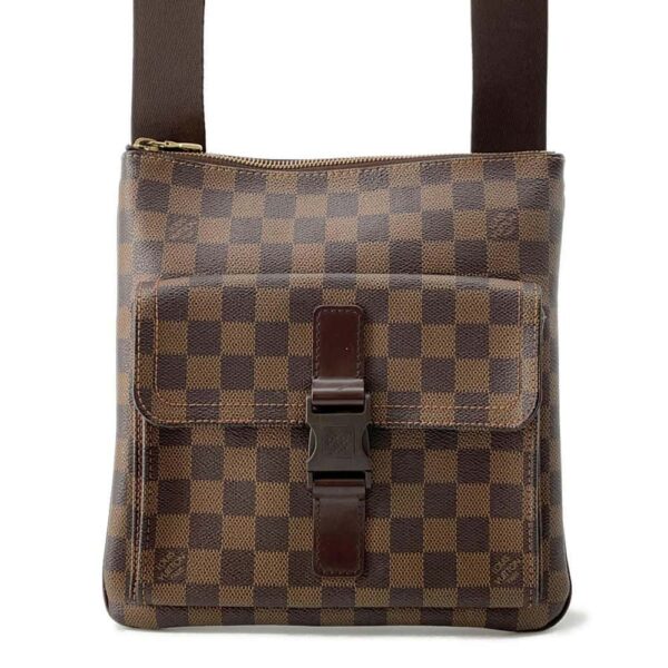 9805064 01 Louis Vuitton Damier Ebene Pochette Melville Shoulder Bag