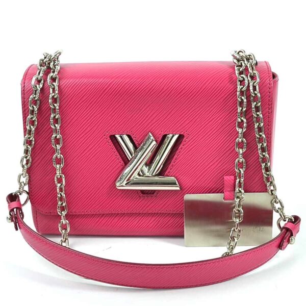 98050a Louis Vuitton Twist MM Shoulder Bag Epi Leather Hot Pink