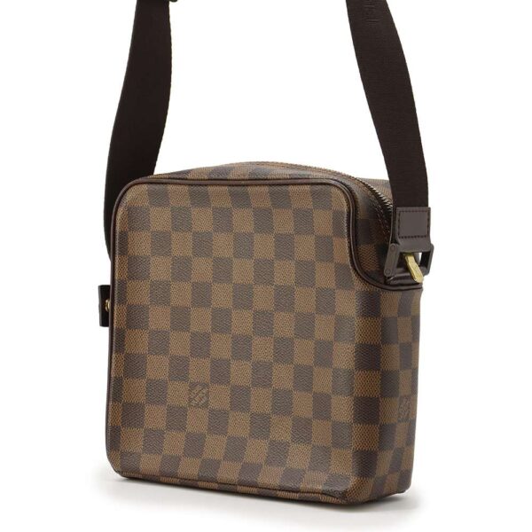 9808447 02 Louis Vuitton Olaf PM Damier Ebene Shoulder Bag