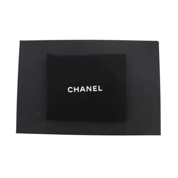 9808645 16 Chanel Mini Chain Clutch Matelasse Coco Mark Lambskin Bag Black