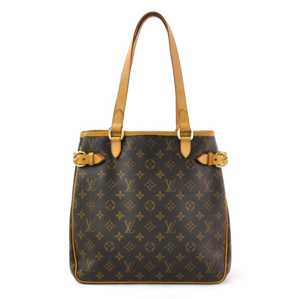 98092b Louis Vuitton Batignolles Vertical Shoulder Bag Monogram Canvas Brown