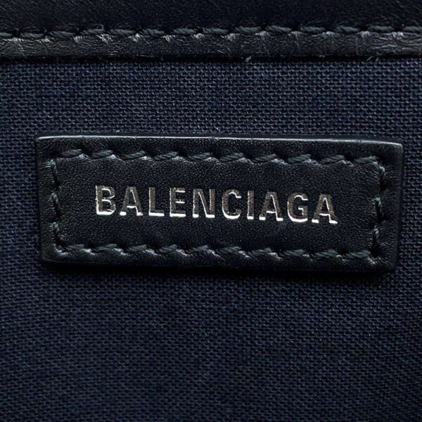 9809376 16 Balenciaga Blue Cabas S Tote Bag Black