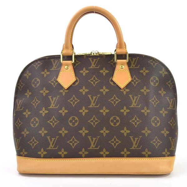 98108a Louis Vuitton Alma Handbag Monogram Canvas Brown